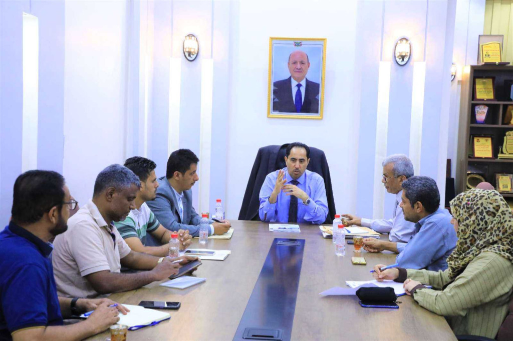 وزير الشباب والرياضة خلال اللقاء