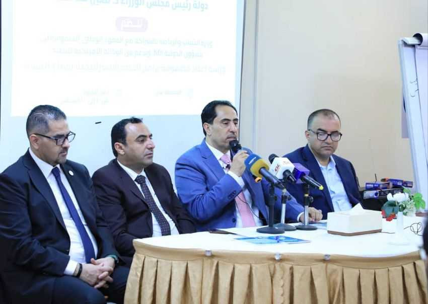 وزير الشباب والرياضة خلال افتتاح الورشة