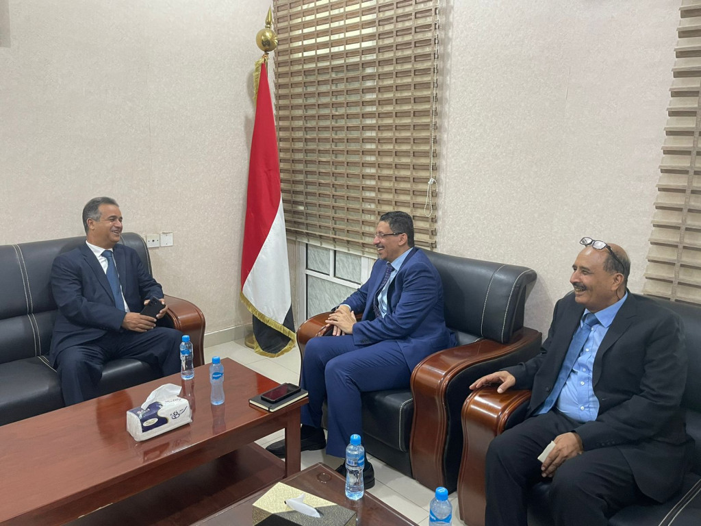 وزير الخارجية يلتقي السفير الليبي