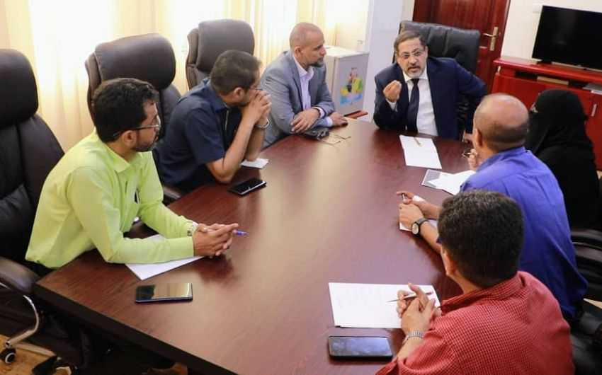 وزير العدل خلال اللقاء