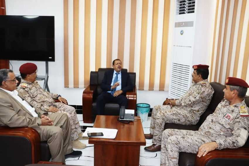 رئيس مجلس القضاء الأعلى خلال اللقاء