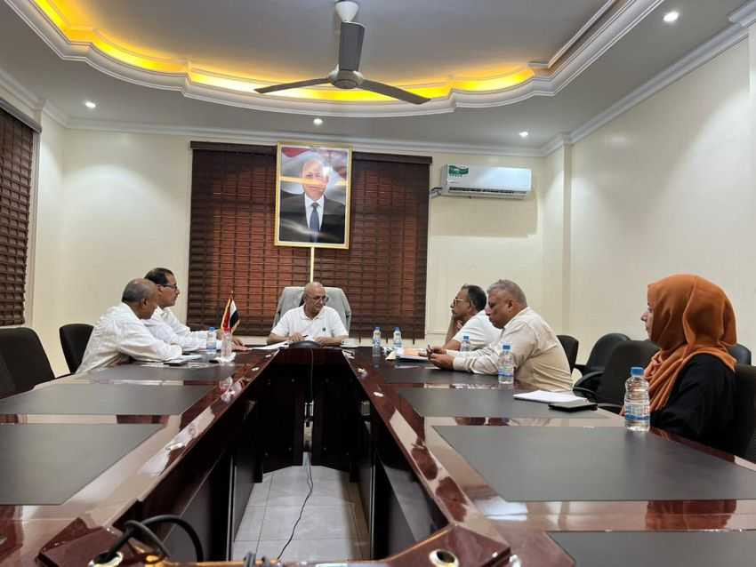 لقاء وزير المياه بمسؤول برنامج الأمم المتحدة للمستوطنات البشرية