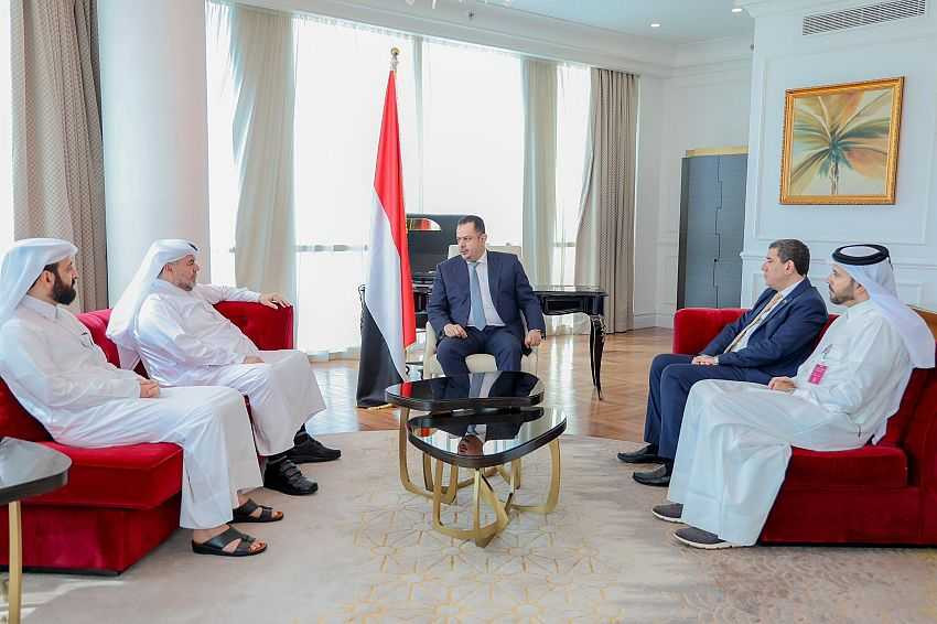 لقاء رئيس الوزراء بالرئيس التنفيذي لجمعية قطر الخيرية