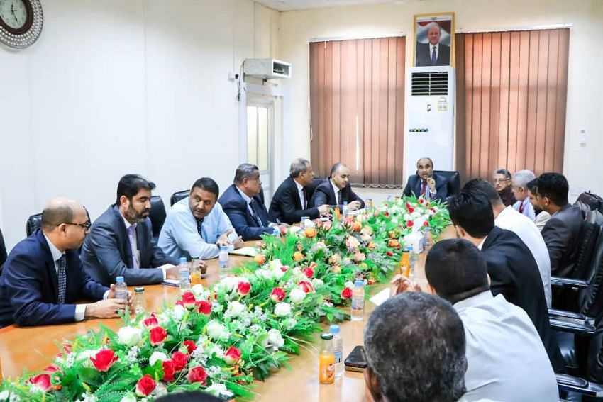 اجتماع لوزير المالية ضم مدراء البنوك