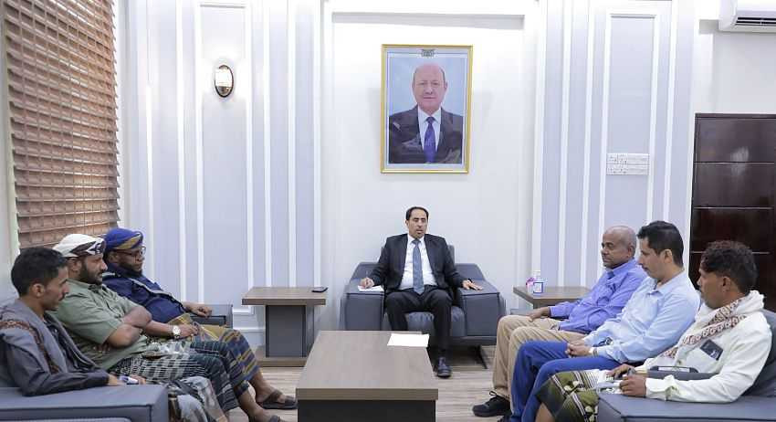 لقاء وزير الشباب والرياضة بشباب المسيمير