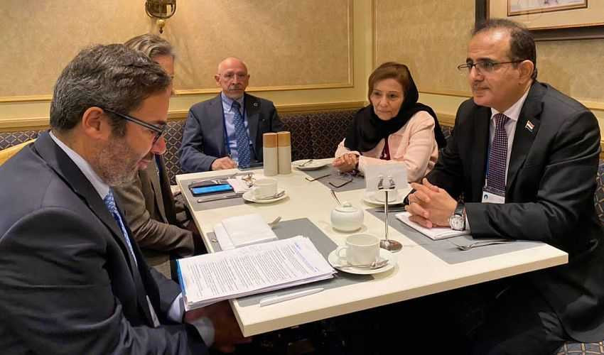 لقاء وزير الصحة مع مدير مكتب الأمم المتحدة لخدمات المشاريع