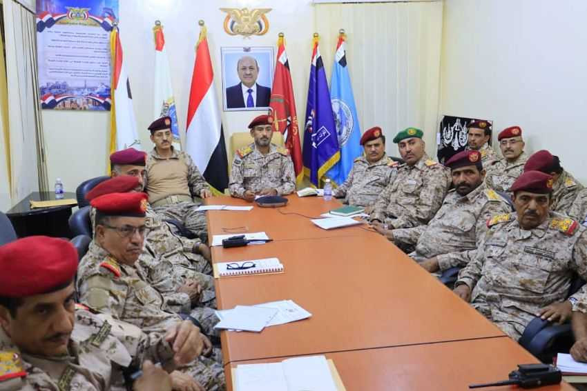 اجتماع رئيس الأركان لرؤساء الهيئات وقادة المناطق العسكرية