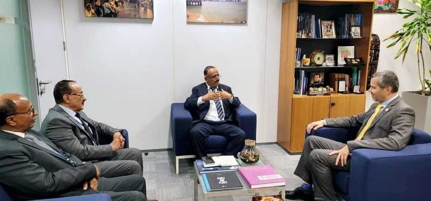 لقاء وزير النقل بالأمين العام بالمنظمة البحرية الدولية