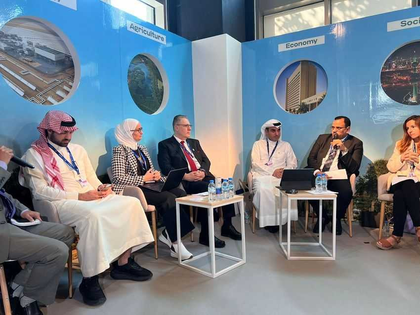 حلقة نقاشية لوزير الزراعة بعنوان "الترابط بين الطاقة والمياه والغذاء، "