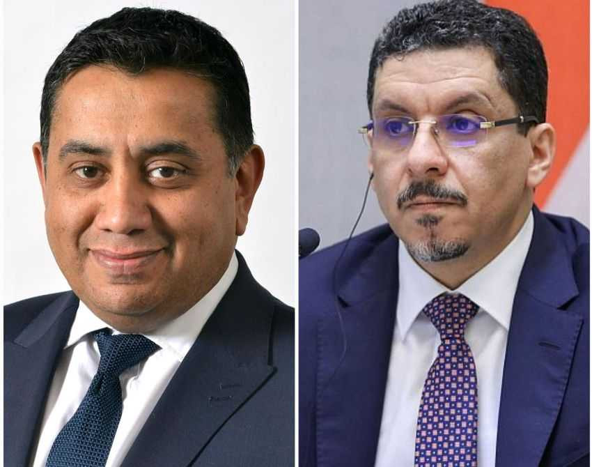 وزير الخارجية في اتصال هاتفي مع وزير الدولة البريطاني