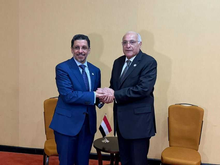 وزير الخارجية مع نظيره الجزائري