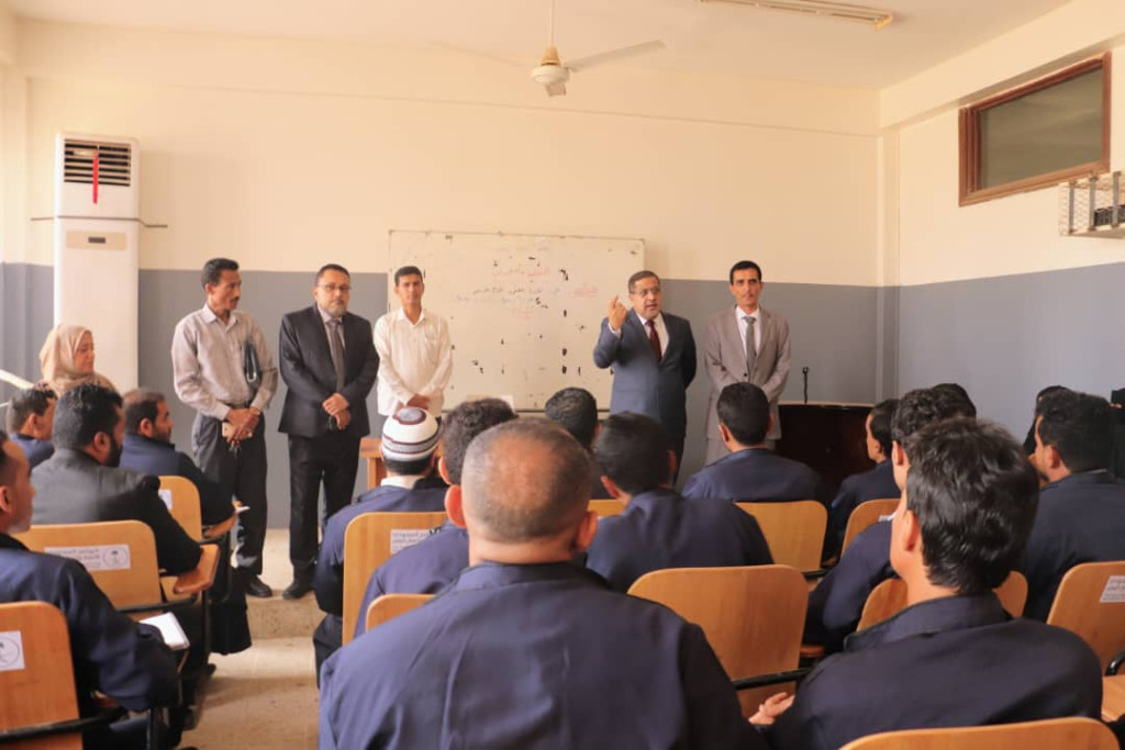 وزير العدل يدشن العام الدراسي الأول للدفعة الـ24 في المعهد العالي للقضاء