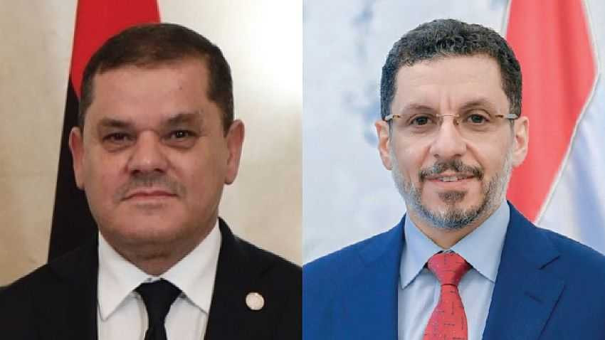 اتصال رئيس الوزراء  برئيس حكومة الوحدة الوطنية الليبية