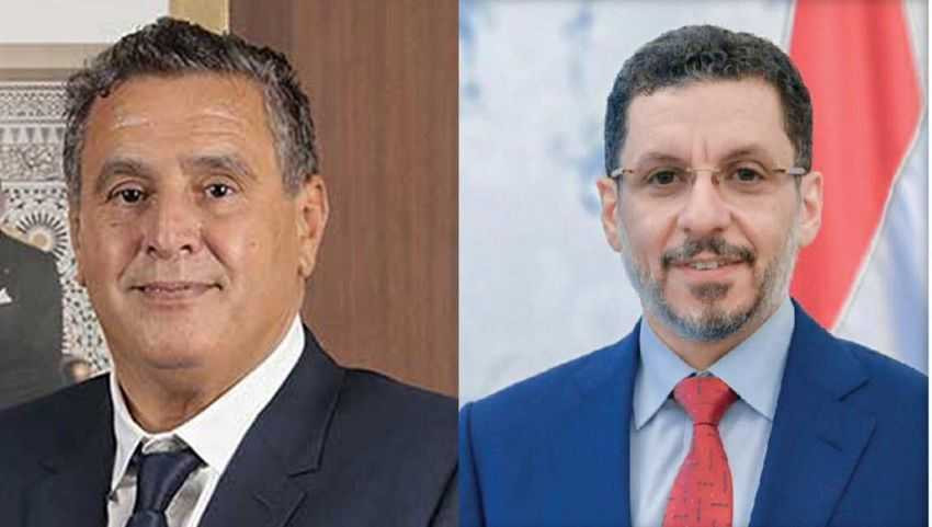 رئيس الوزراء مع نظيره المغربي