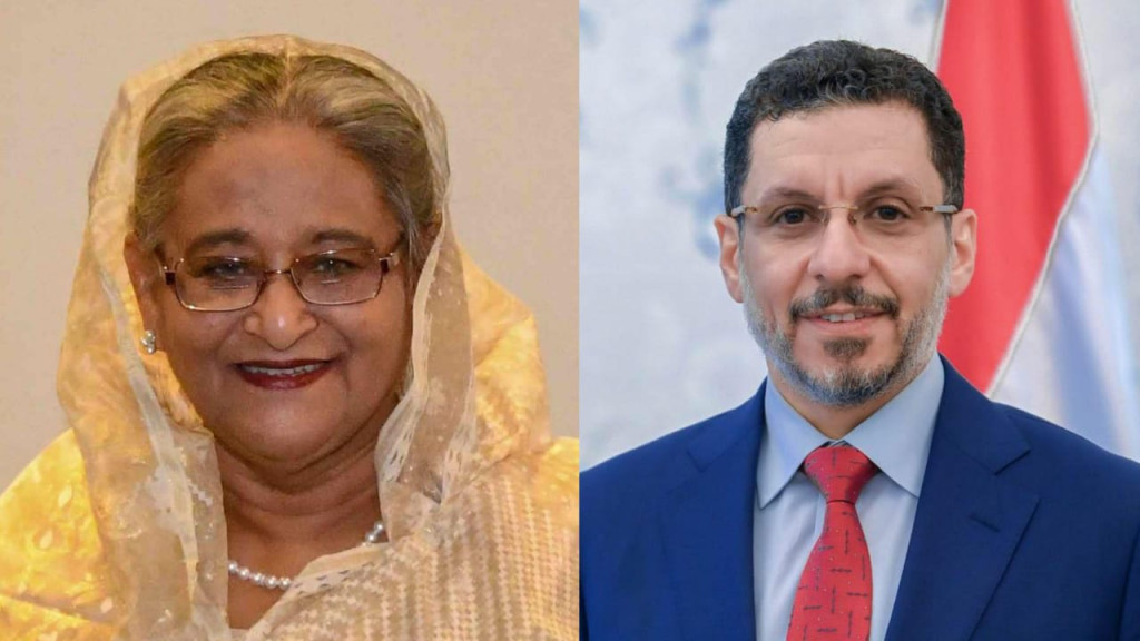 تهنئة رئيس الوزراء لرئيسة وزراء جمهورية بنغلاديش الشعبية