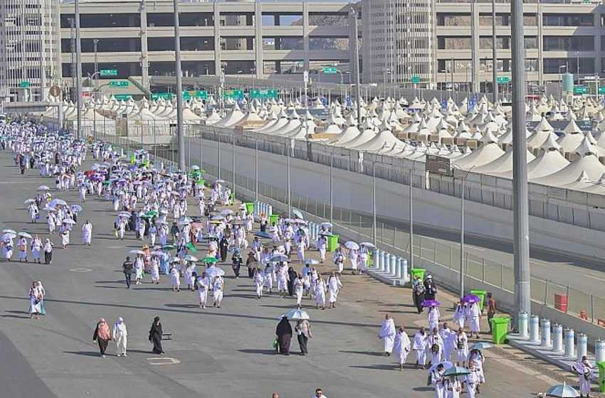 توجه حجاج بلادنا إلى مشعر منى لقضاء يوم التروية