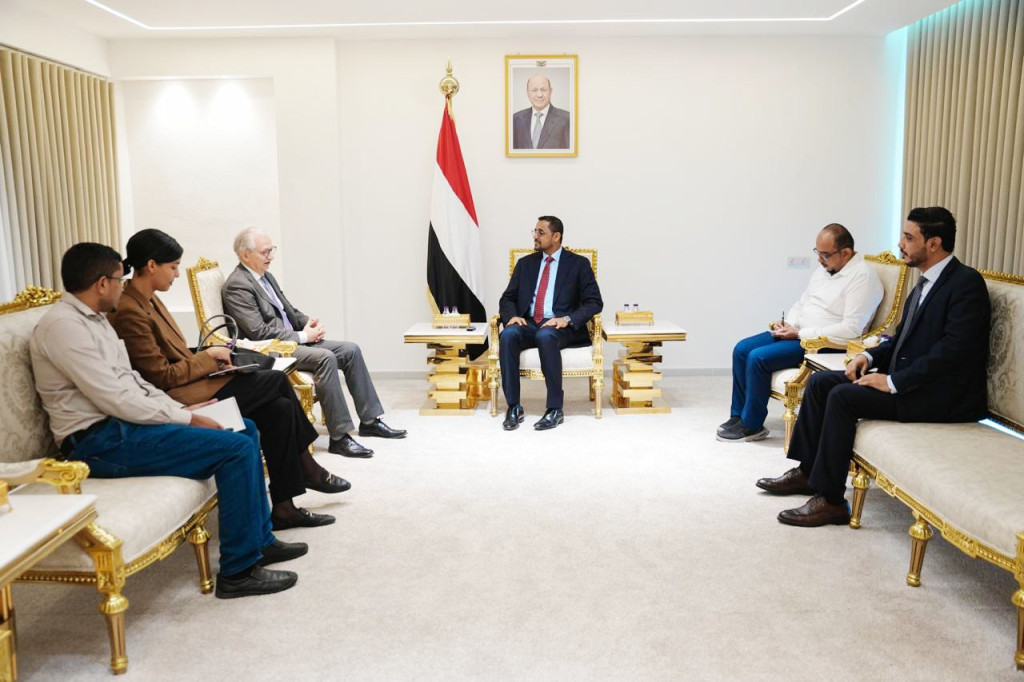 وزير الدولة القديمي يلتقي السفير الألماني لدى اليمن