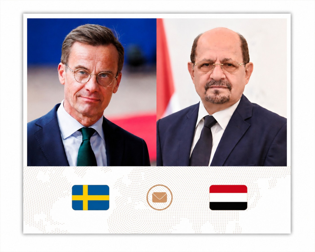رئيس الوزراء وزير الخارجية يهنئ نظيره السويدي باليوم الوطني