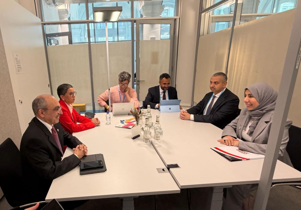 وزيرة التخطيط تبحث مع وزير الدولة الألماني والصندوق الكويتي للتنمية سبل تعزيز التعاون التنموي