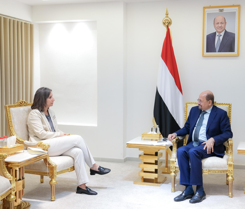 رئيس الوزراء يستقبل في عدن مديرة مكتب مجموعة البنك الدولي