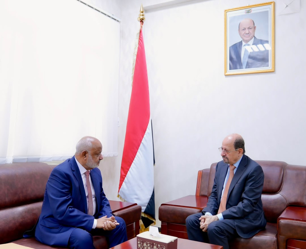 رئيس الوزراء يستقبل محافظ الحديدة